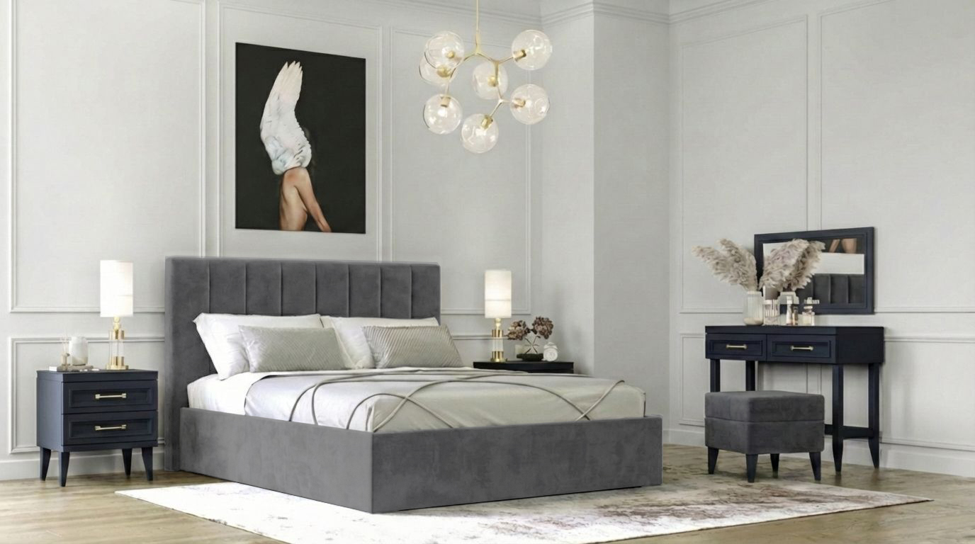 Двуспальные кровати - изображение №5 "Кровать Агата 160х200 с подъемным механизмом"  на www.Angstrem-mebel.ru